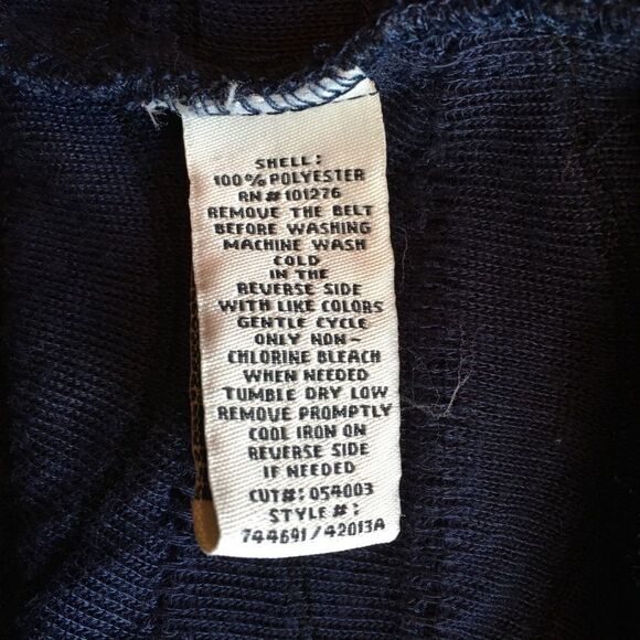 Textured Navy 3/4 Arm Length Top! - Picture 4 of 8